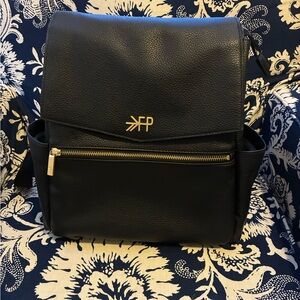 Freshly Picked Black Baby Bag with Minimalist Design